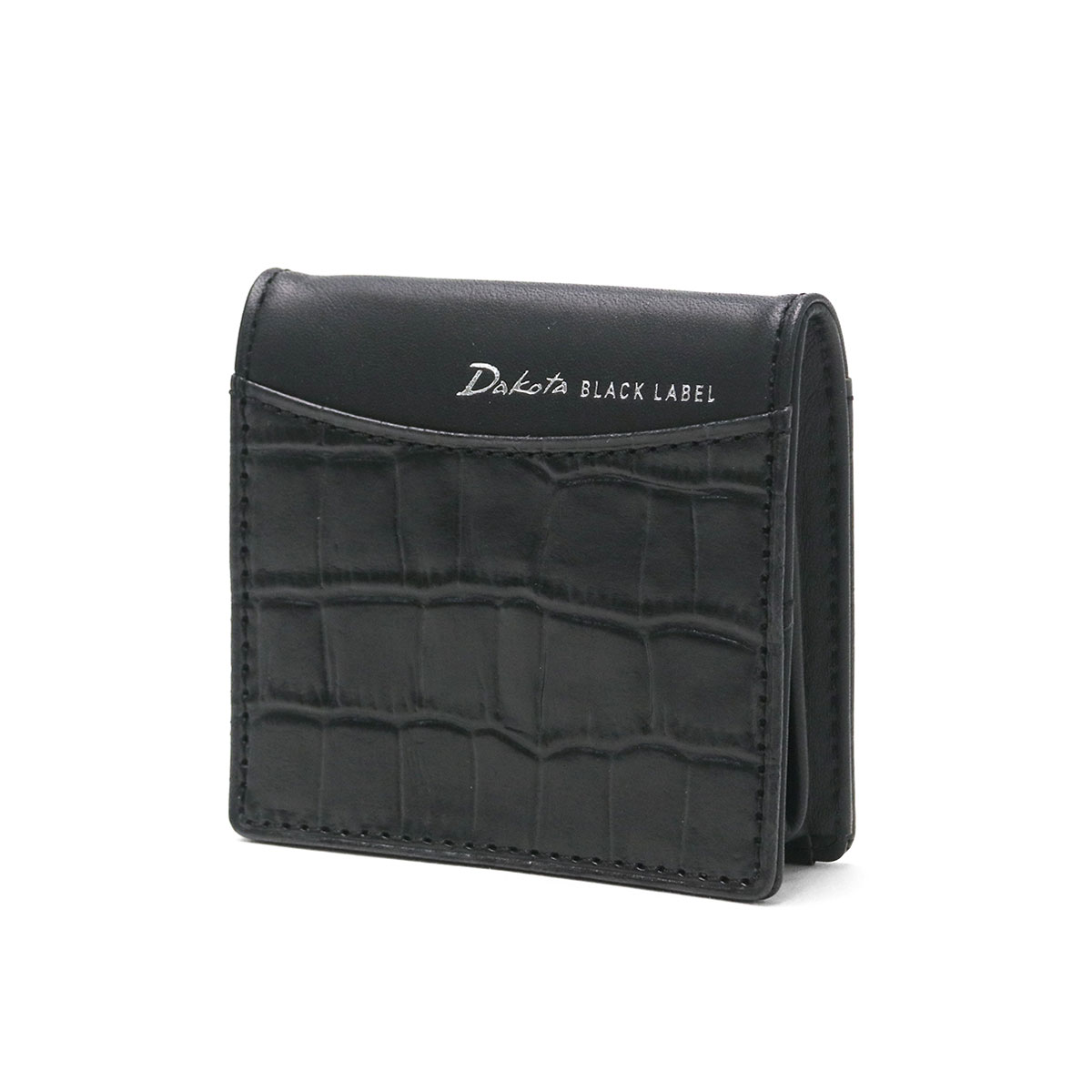 ダコタブラックレーベル コインケース Dakota BLACK LABEL スライブ 財布 box型小銭入れ 小さい 本革 クロコ調 メンズ 0621015｜galleria-store｜02