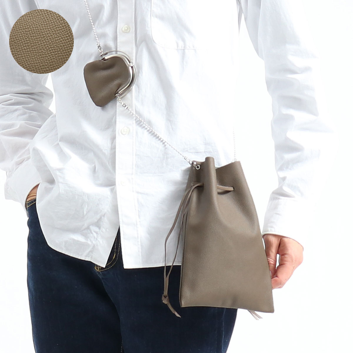 セール40%OFF ED ROBERT JUDSON ショルダーバッグ エドロバートジャドソン ODD - POUCH SIZE.2 巾着 ショルダー 本革 メンズ レディース B01YBG-115-2の画像