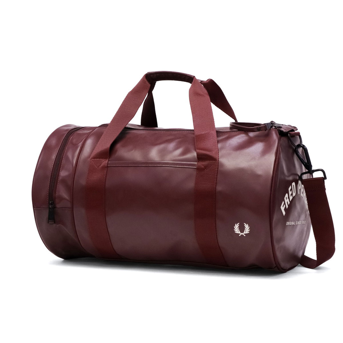 最大51%★土日限定 フレッドペリー ボストンバッグ 旅行 大容量 メンズ レディース FRED PERRY 軽量 斜めがけ 2WAY 23L A4 Tonal Classic Barrel Bag L7260_2