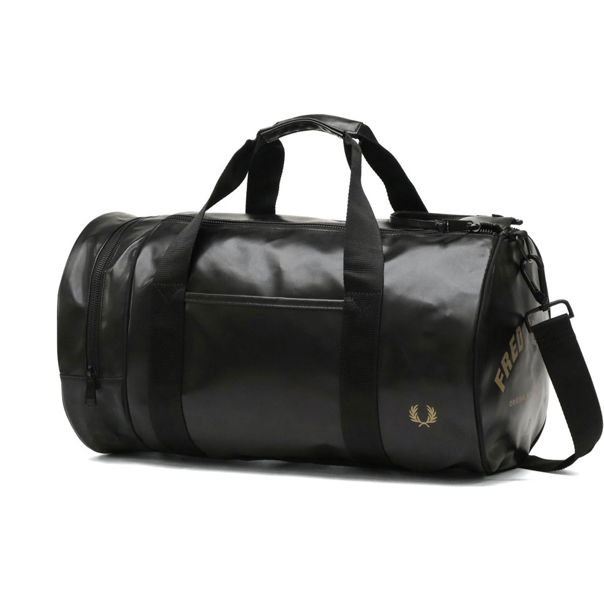 最大51%★土日限定 フレッドペリー ボストンバッグ 旅行 大容量 メンズ レディース FRED PERRY 軽量 斜めがけ 2WAY 23L A4 Tonal Classic Barrel Bag L7260_1