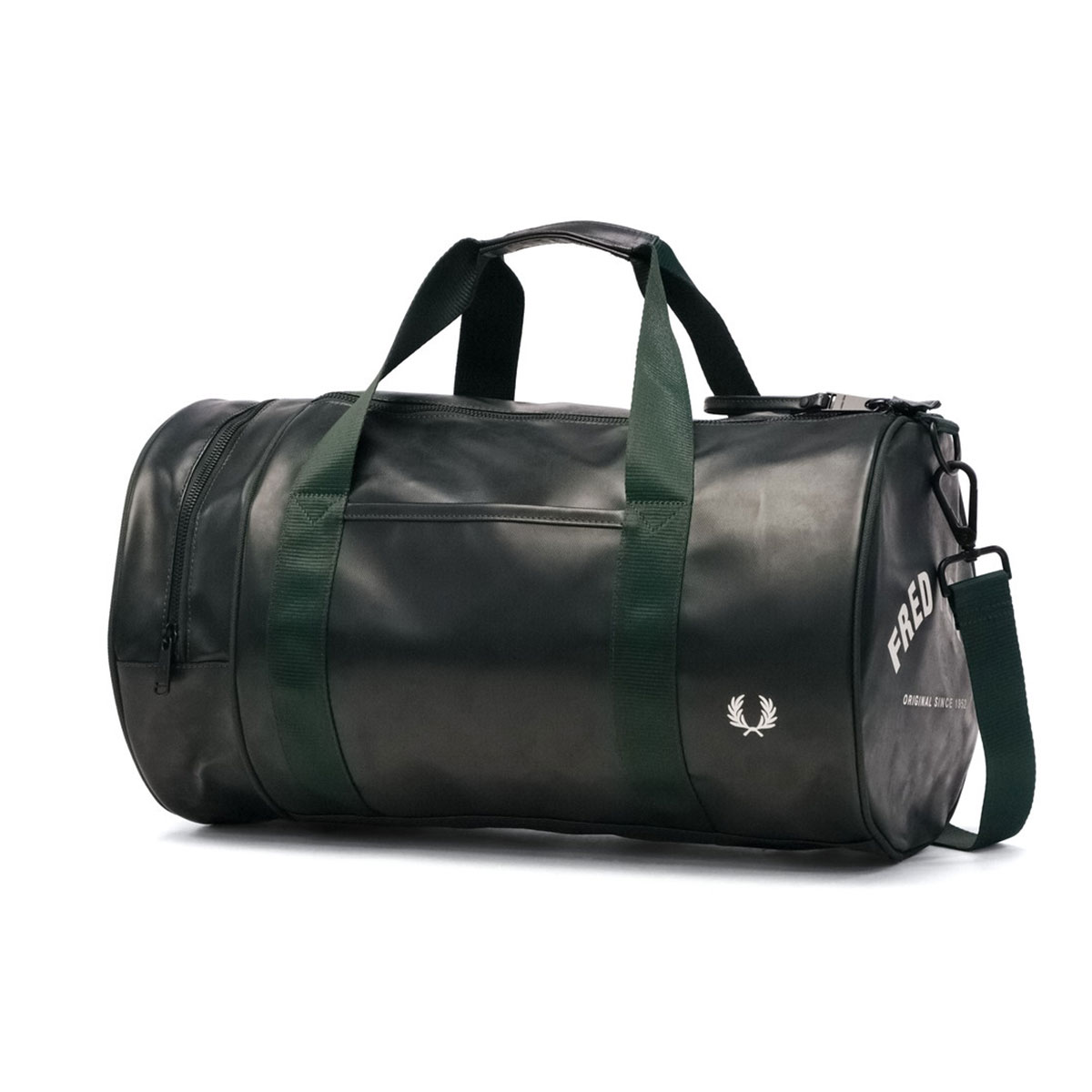 最大51%★土日限定 フレッドペリー ボストンバッグ 旅行 大容量 メンズ レディース FRED PERRY 軽量 斜めがけ 2WAY 23L A4 Tonal Classic Barrel Bag L7260_3