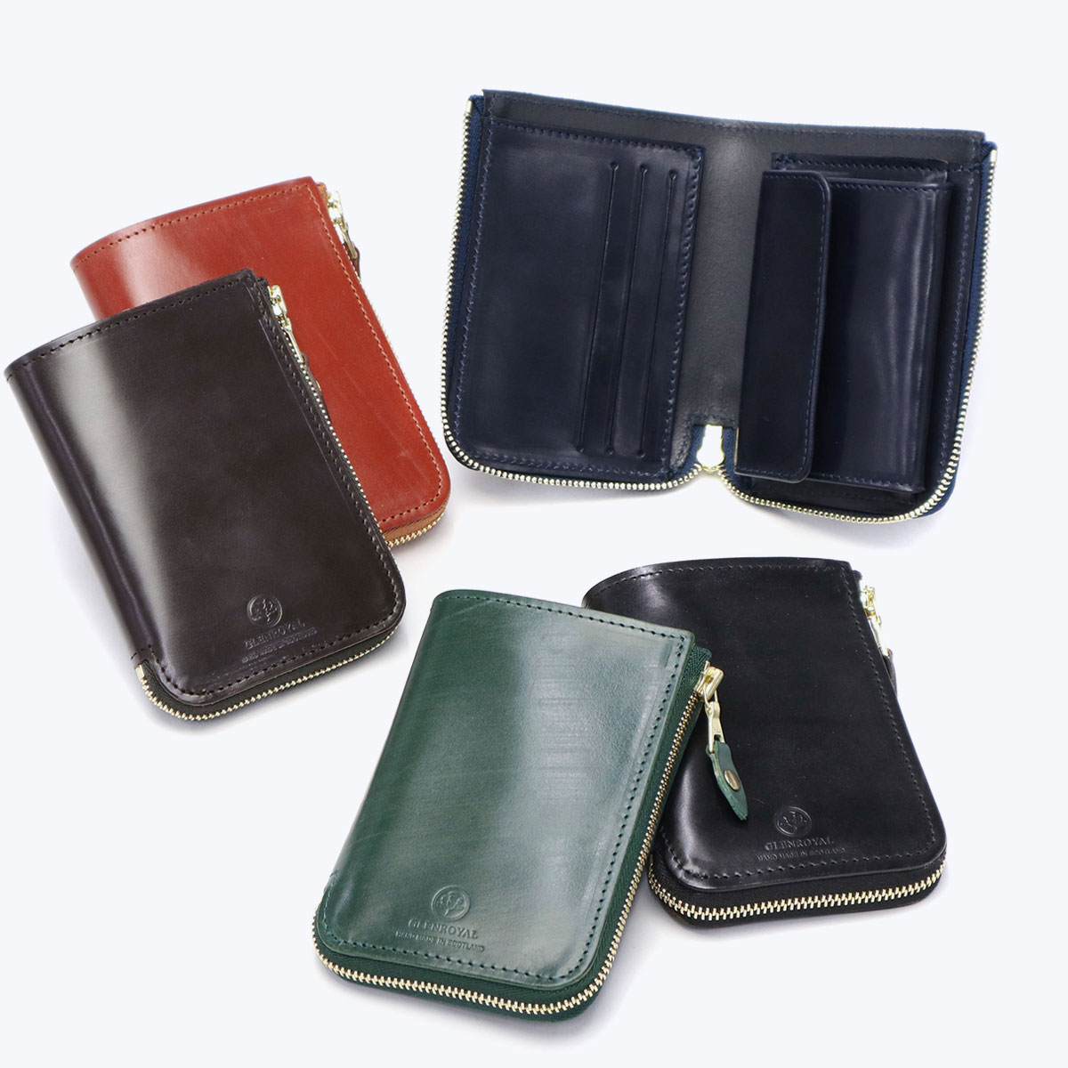 グレンロイヤル　二つ折り GLENROYAL（グレンロイヤル） 最大51%☆6/11限定 正規品3カ月保証 財布