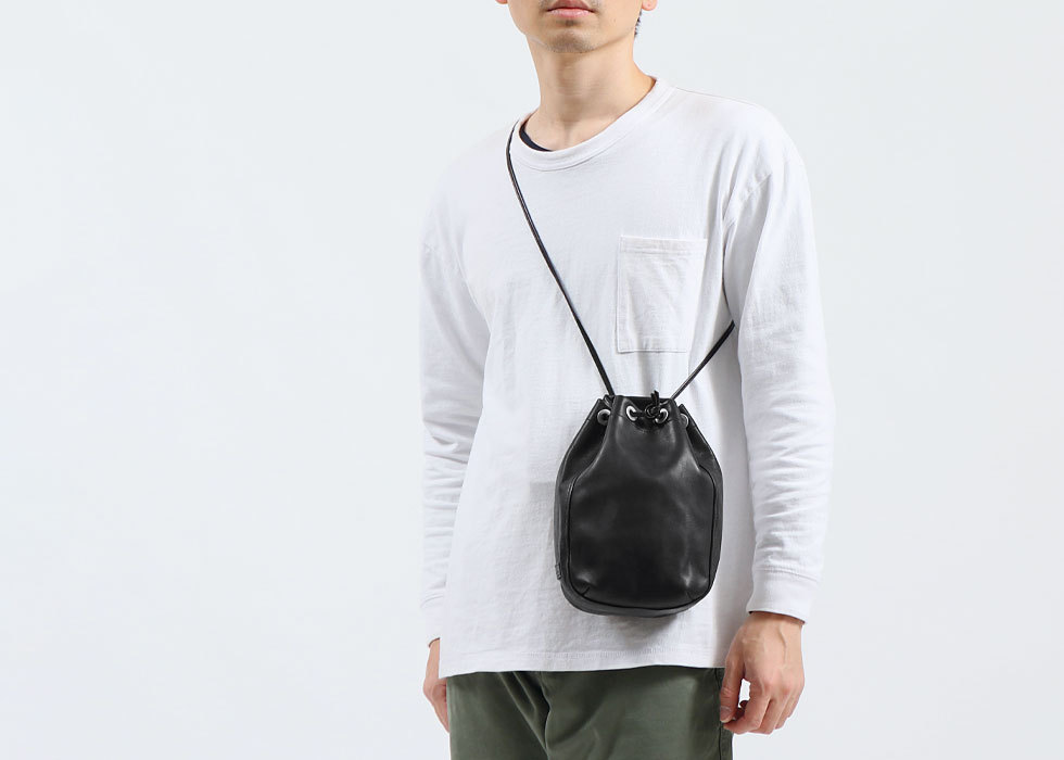 hobo HORSE LEATHER DRAWSTRING BAG 巾着バッグ hobo 最大47%☆8/15限定 セール30%OFF ホーボー ショルダー