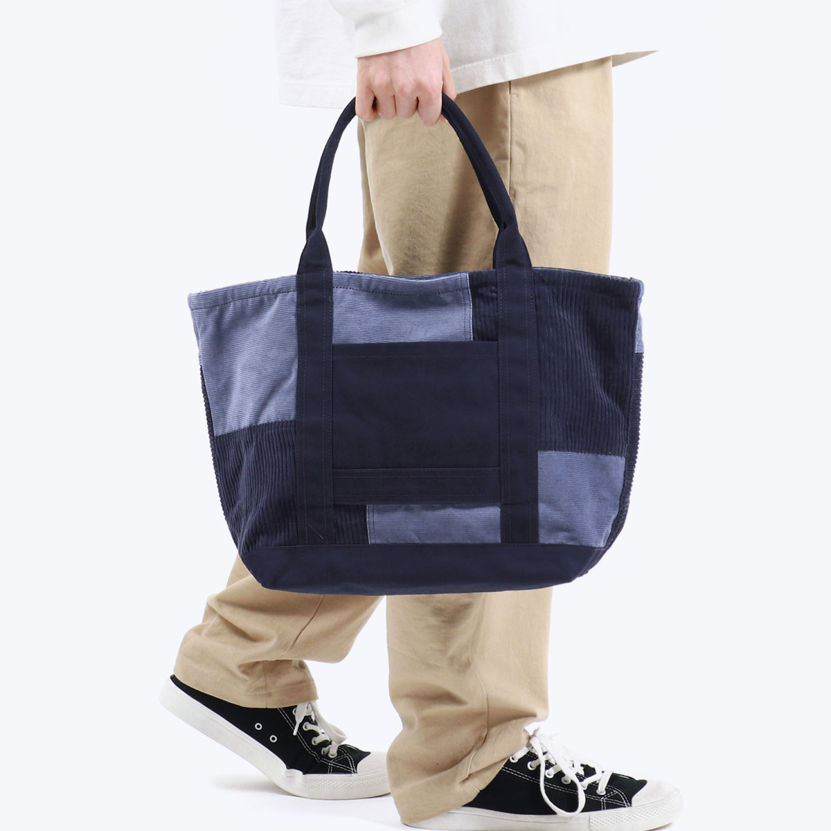 ホーボー トートバッグ hobo CARRY-ALL TOTE M UPCYCLED CORDUROY