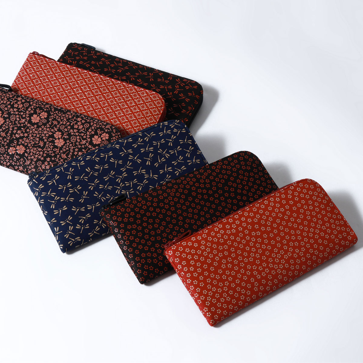 印傳屋 最大42%☆4/3限定 長財布 印伝 インデンヤ INDEN-YA 束入A 財布 