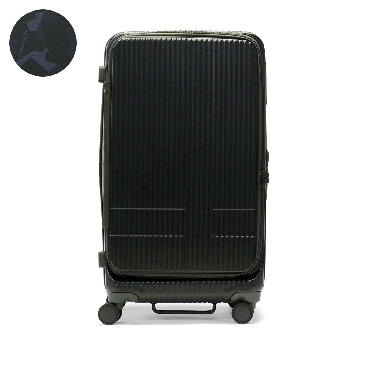 正規品2年保証 イノベーター スーツケース M Mサイズ innovator 軽量 軽い 前開き お...