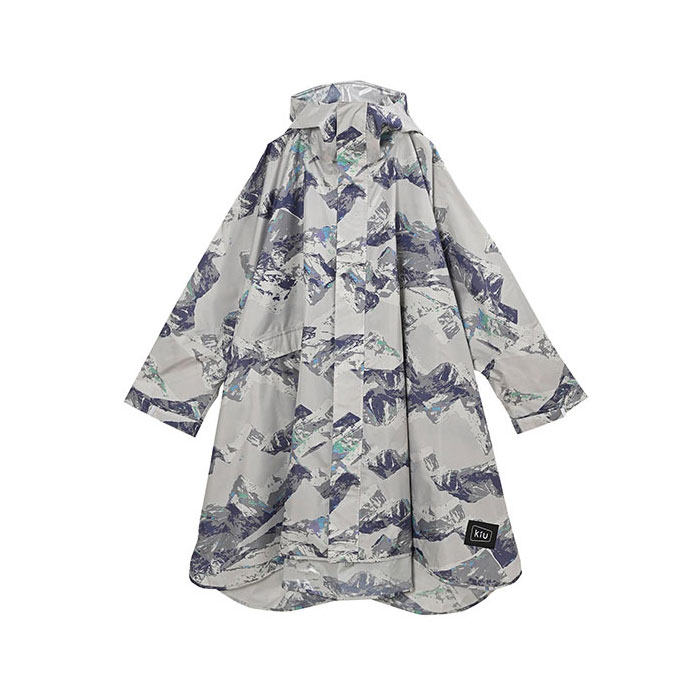 最大51%★2/20限定 KiU レインコート レインポンチョ レディース メンズ ポンチョ キウ コンパクト 自転車 雨具 キウスタンダードレインポンチョ 2ND K404 | KiU | 03