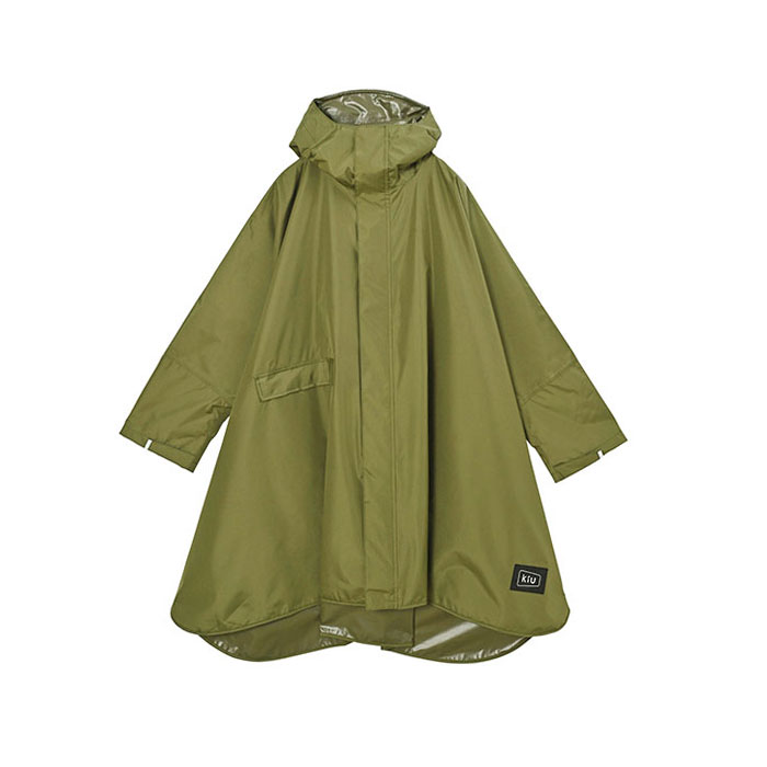 kiu スリッカーレインロングジャケット　ダークカーキ　Lサイズ c6b3095f-a9a8-44f2-b937-