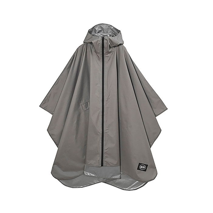 最大42%★2/20限定 KiU レインポンチョ 自転車 メンズ レディース キウ レインウェア コンパクト 防水 収納袋 フード付き 雨具 キウレインポンチョ 2ND K405 | KiU | 01
