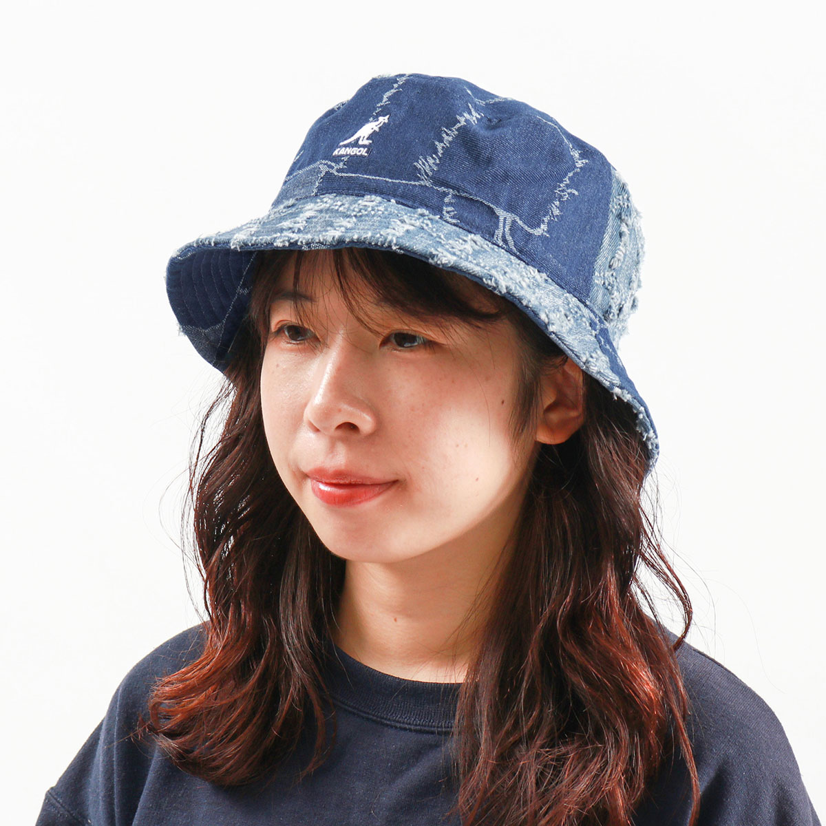 ［すぐにお届け］KANGOL デニム バケットハット KANGOL 帽子 Denim Mashup Bucket カンゴール ハット カジュアル