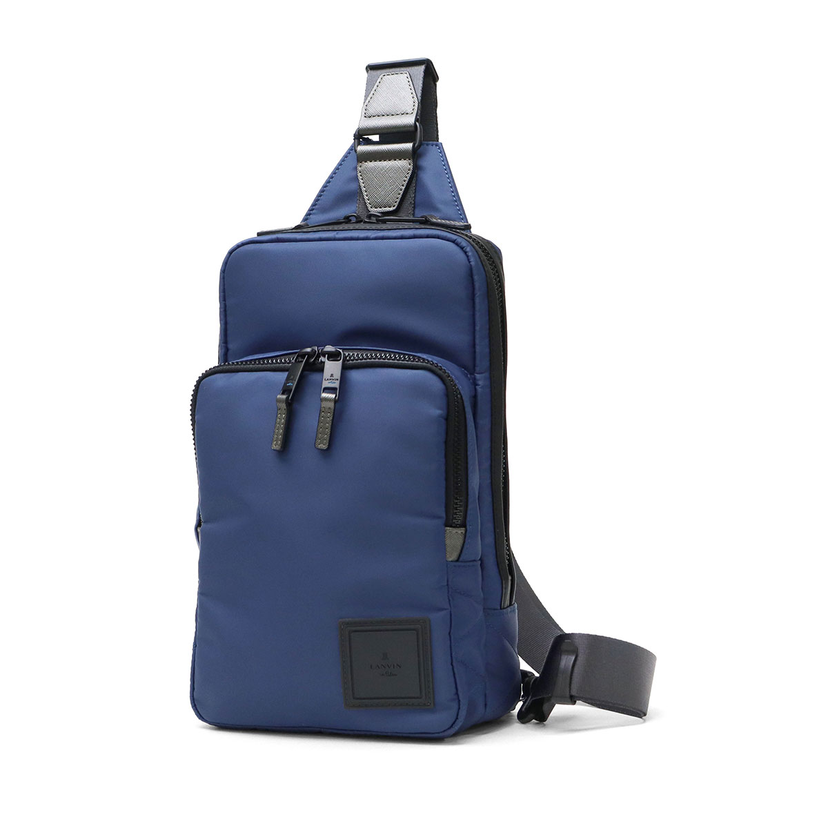 最大53%★6/1迄 ランバン オン ブルー ボディバッグ メンズ レディース LANVIN en Bleu バッグ ブランド 小さめ 斜めがけ ショート ワンショルダー 541901の画像
