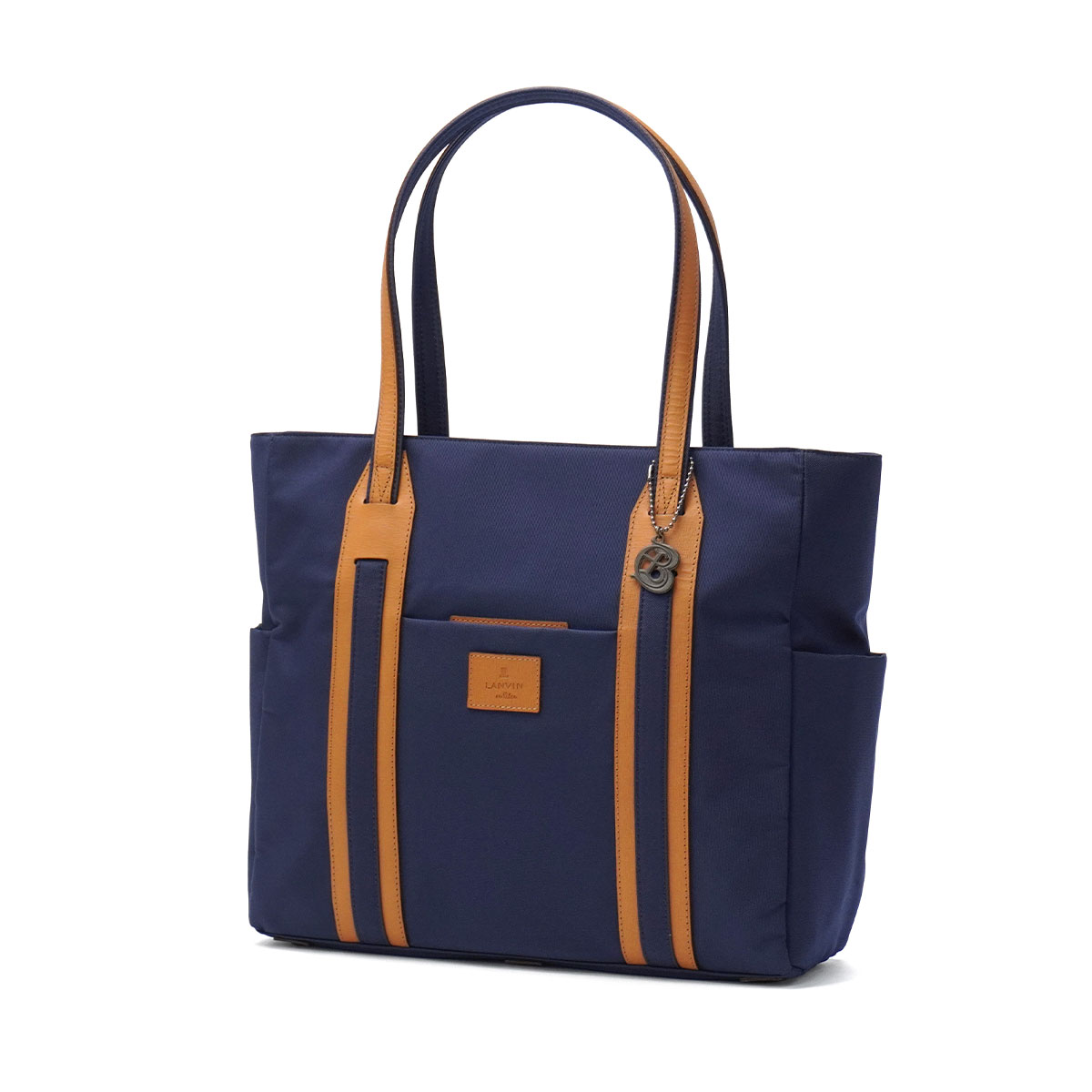 最大51%★6/4限定 ランバン オン ブルー トートバッグ 大きめ LANVIN en Bleu トート 大人 上品 軽量 軽い 撥水 大容量 シンプル 日本製 B4 ドロップ 588711の画像