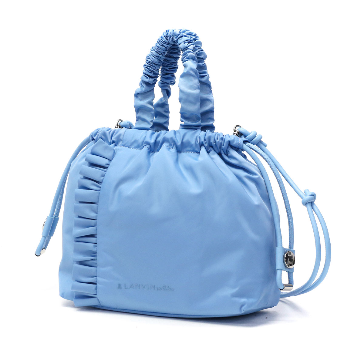 LANVIN en blue ランバンオンブルー ショルダーカゴバッグ バケツ LANVIN en Bleu 最大42%☆7/30まで ランバン オン ブルー