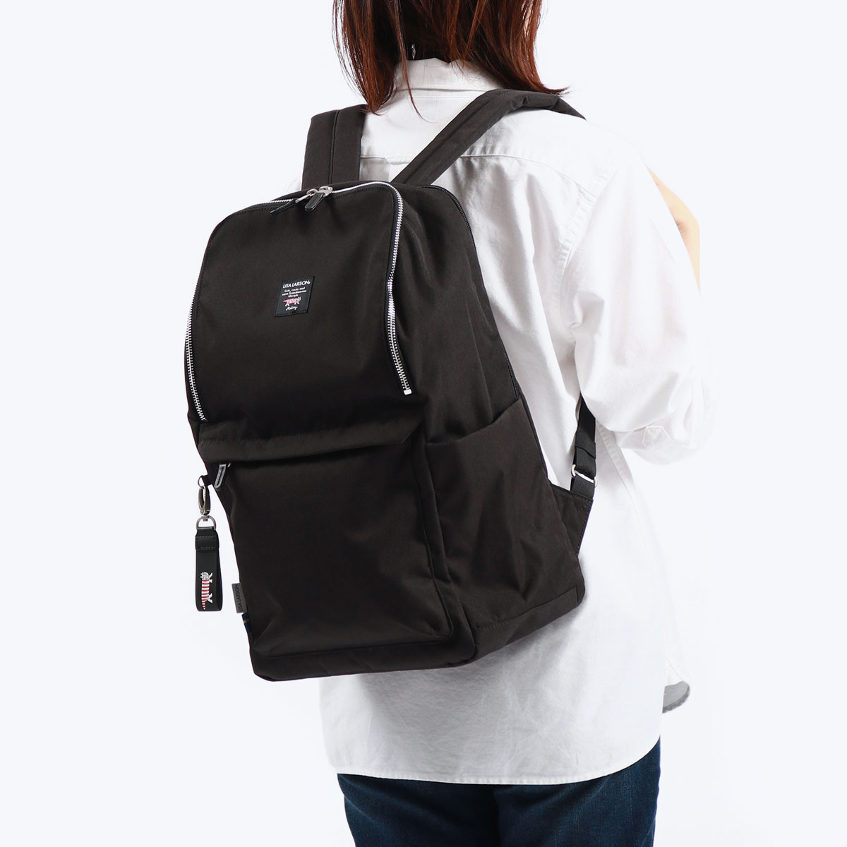 irose backpack leather BLK plain | eBay