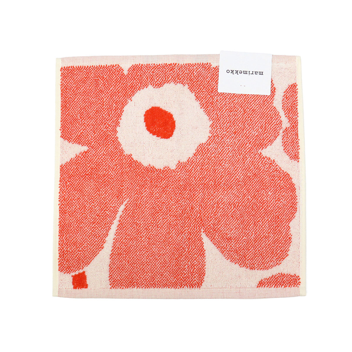 最大41%★10/11限定 【メール便で送料無料】日本正規品 マリメッコ タオル ギフト marimekko かわいい プレゼント お礼 ウニッコ柄 Unikko ミニタオル 32×32cm | marimekko | 01