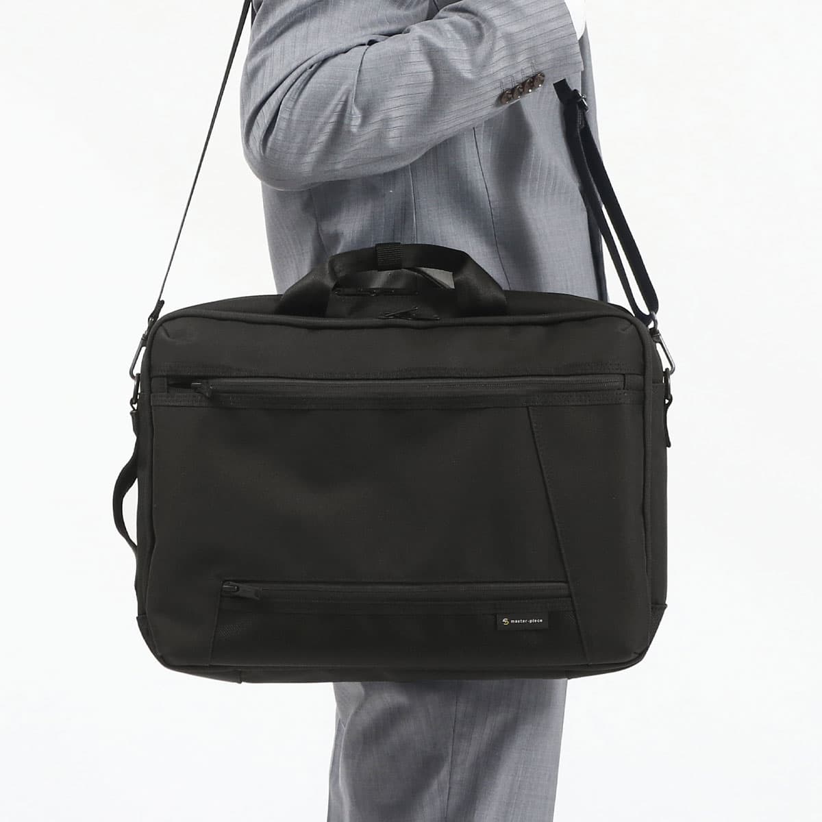 最大51%★5/24限定 当店限定モデル 正規取扱店 マスターピース ビジネスバッグ master-piece GRIT 2WAY ブリーフケース 通勤 A4 B4 PC 2層 メンズ 43212-Gの画像