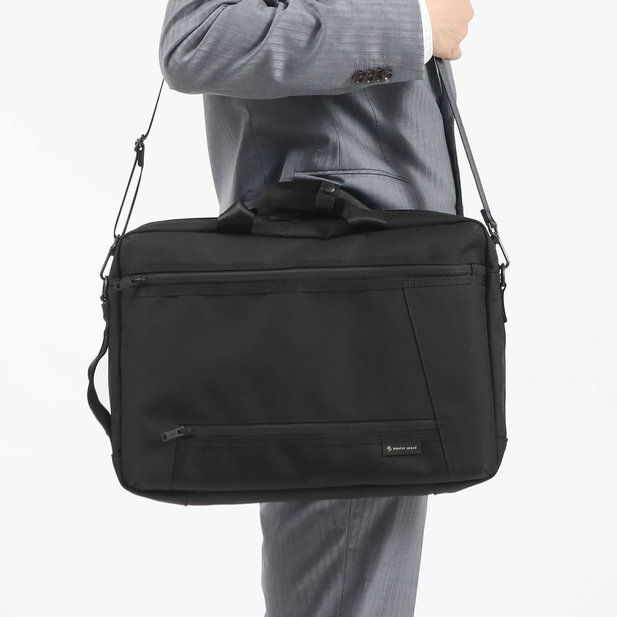 最大51%★5/24限定 当店限定モデル 正規取扱店 マスターピース ビジネスバッグ master-piece GRIT 2WAY ブリーフケース 通勤 A4 B4 PC 1層 メンズ 43213-Gの画像