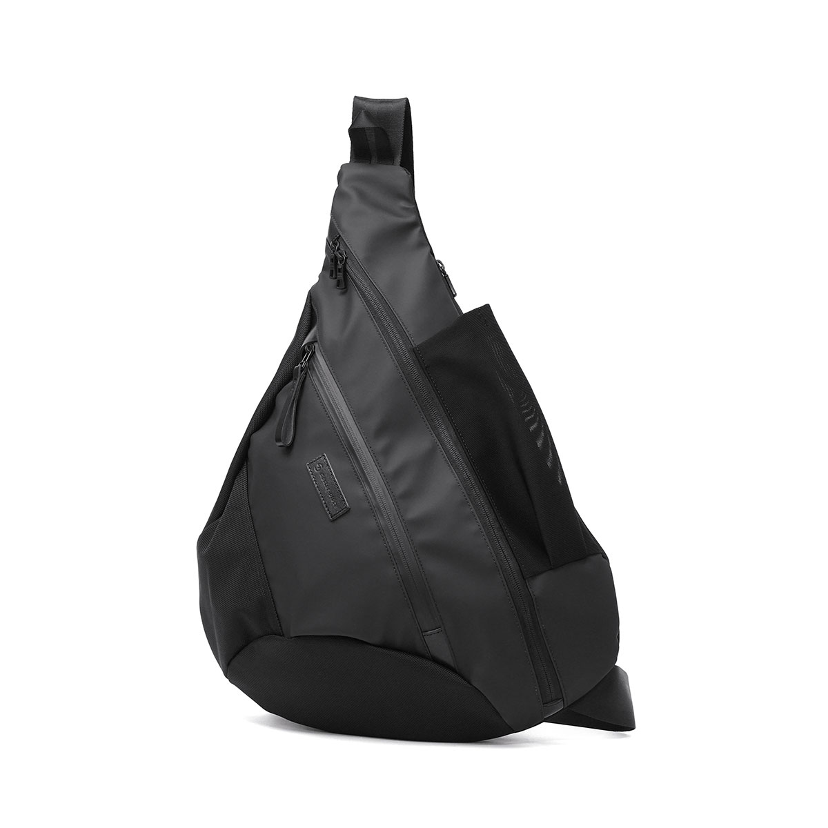 master-piece高密度ナイロン×レザー ボディバッグ ブラック master-piece（マスターピース） 最大50%☆10/11限定 正規取扱店
