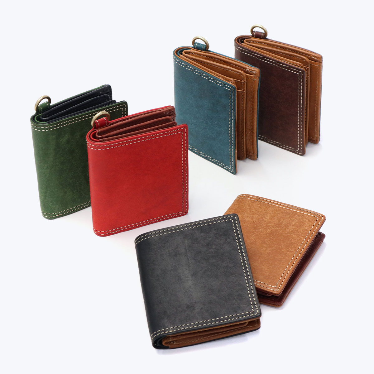 【牛革　ほぼ新品】NELDのミニマルな財布13200円→5000円 NELD（ネルド） 最大51%☆5/3限定 二つ折り財布 メンズ レディース