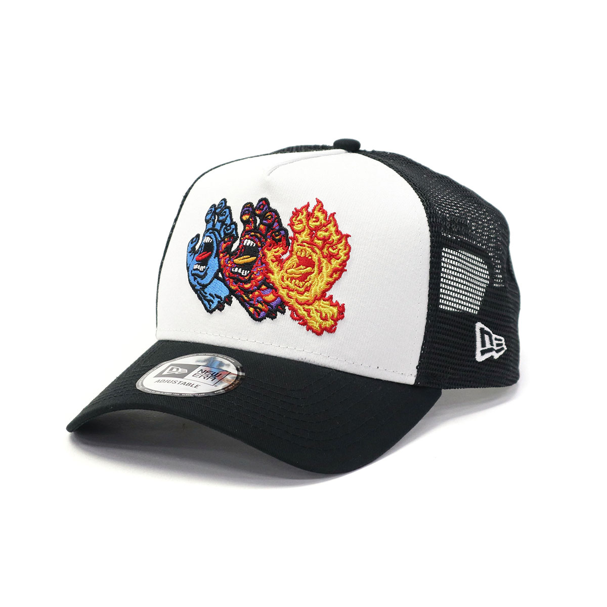 最大42%★7/9限定 正規取扱店 NEW ERA キャップ メンズ レディース 深め ニューエラ 9FORTY 帽子 大きめ SANTA CRUZ A-Frame トラッカー | NEW ERA | 01