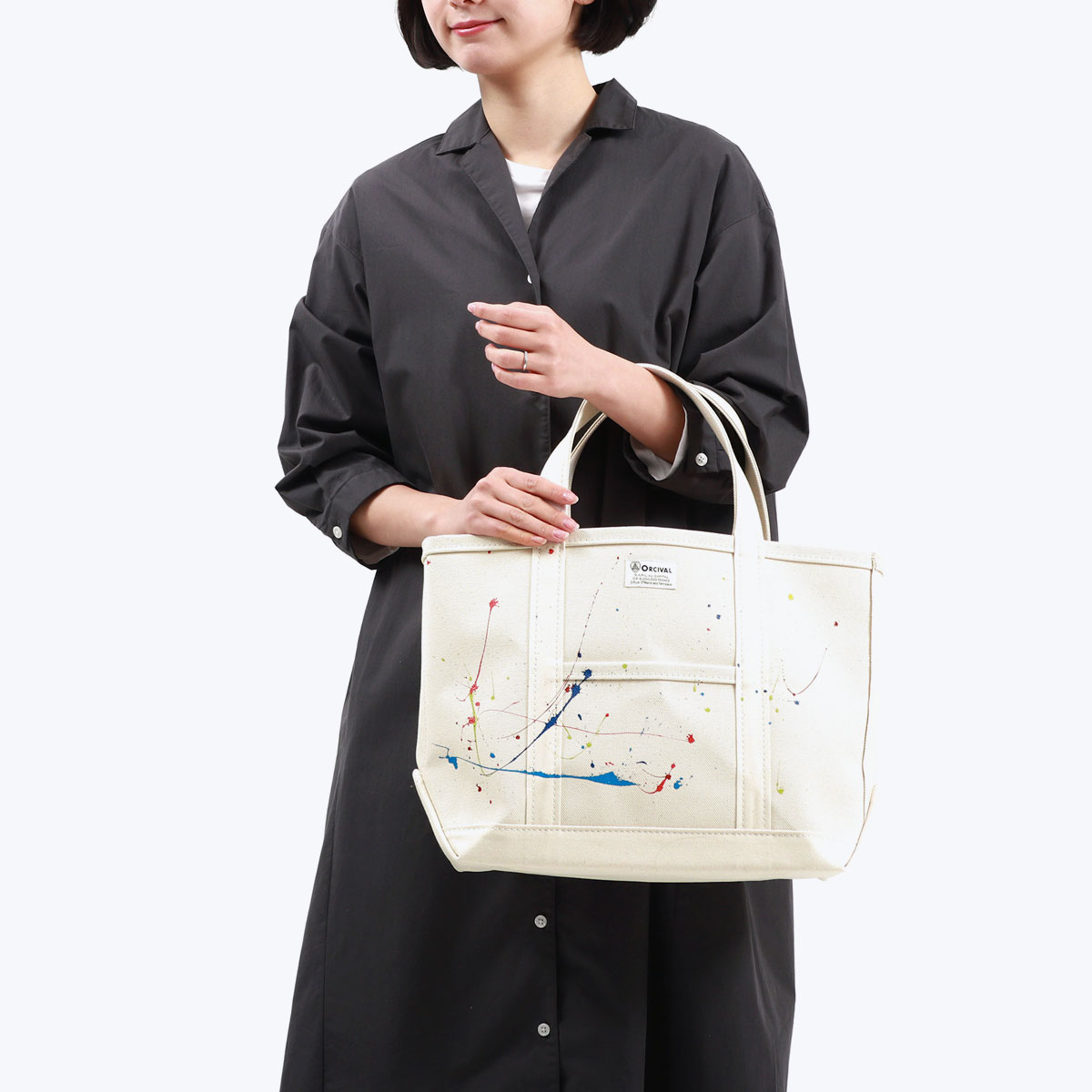 オーシバル トートバッグ ORCIVAL HANPU TOTE BAG MEDIUM トート 