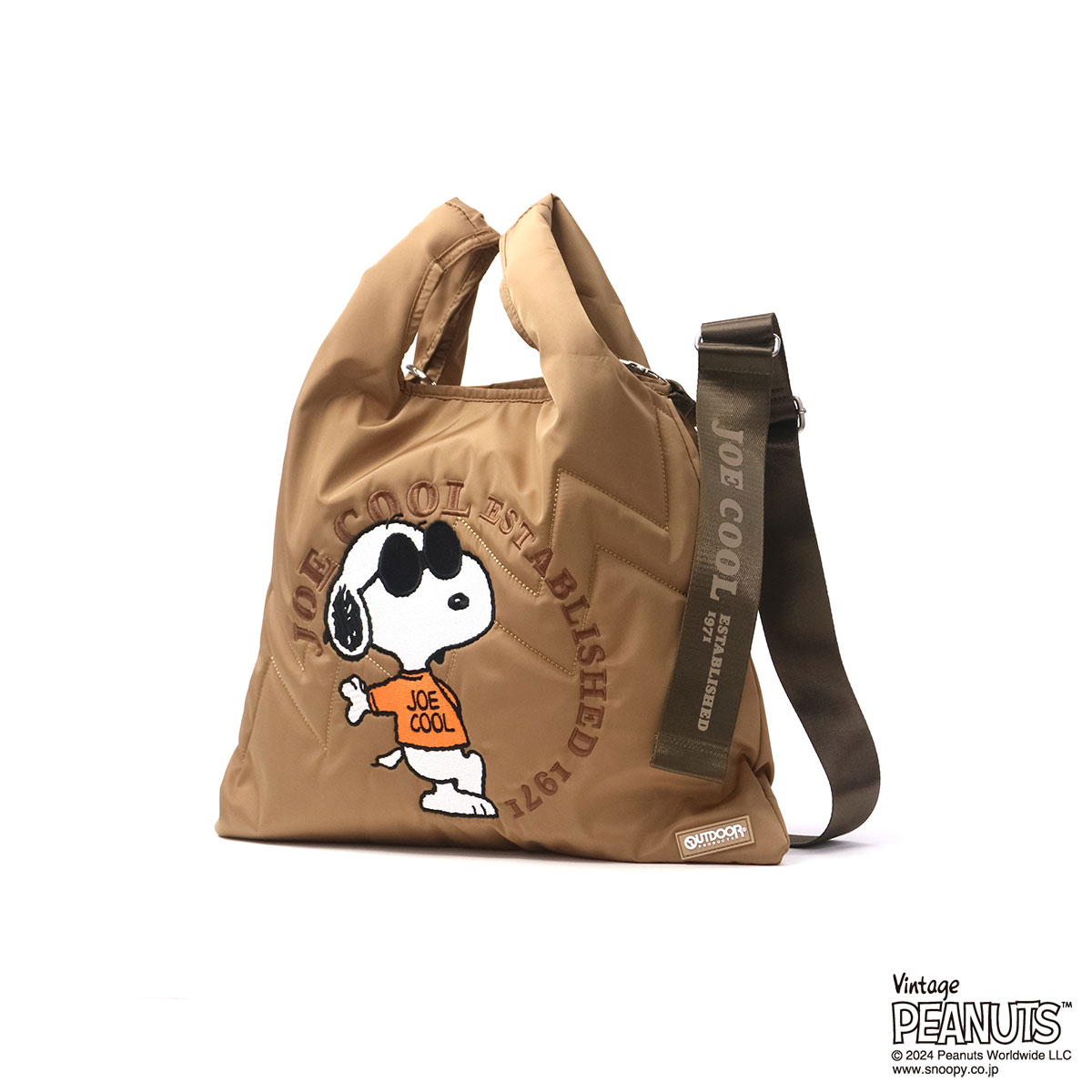 JOE PORTER スヌーピー ショルダーバッグ 2way 大容量 多機能 JOE PORTER スヌーピー ショルダーバッグ 2way 大容量 多機能