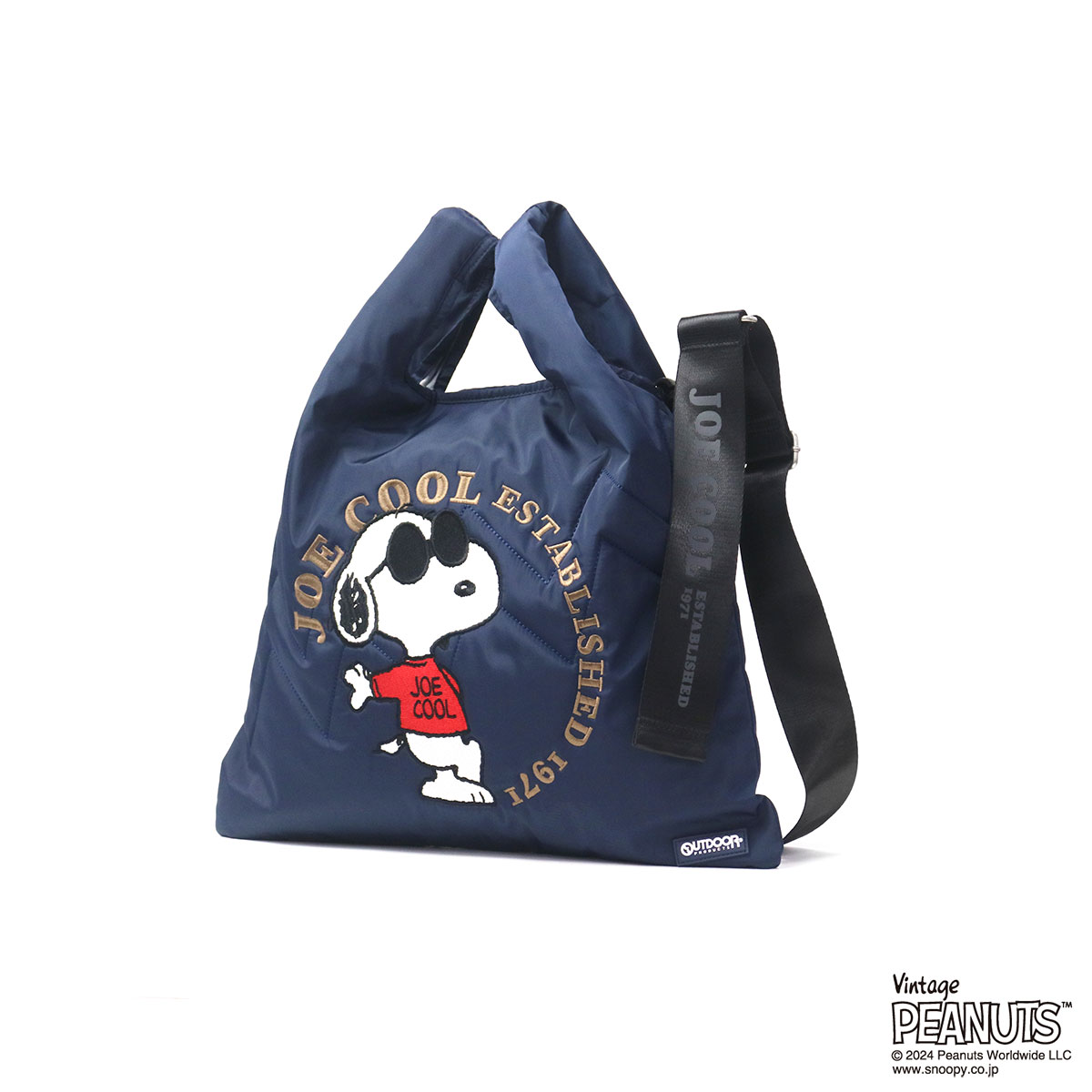 JOE PORTER スヌーピー ショルダーバッグ 2way 大容量 多機能