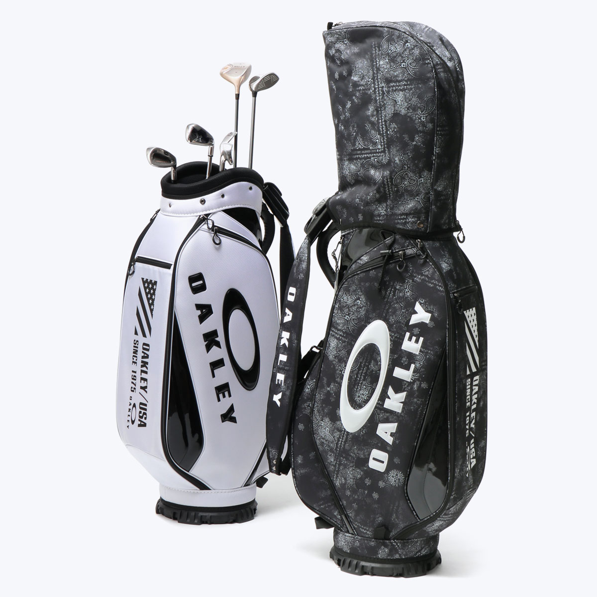 最大36%★5/7限定 日本正規品 オークリー キャディバッグ OAKLEY GOLF BAG 17.0 FW 9.5型 47インチ 5分割 カート式  ゴルフバッグ メンズ レディース FOS901534