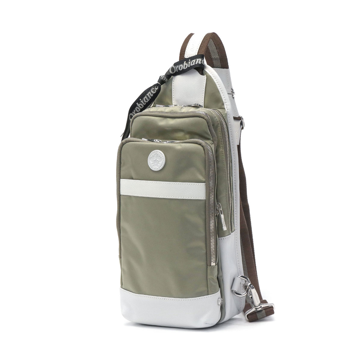 最大53%★6/1迄 日本正規品 オロビアンコ ボディバッグ メンズ レディース ワンショルダー 本革 Orobianco 5L 2層 SOLO PER TE ソロペルテ 92959の画像