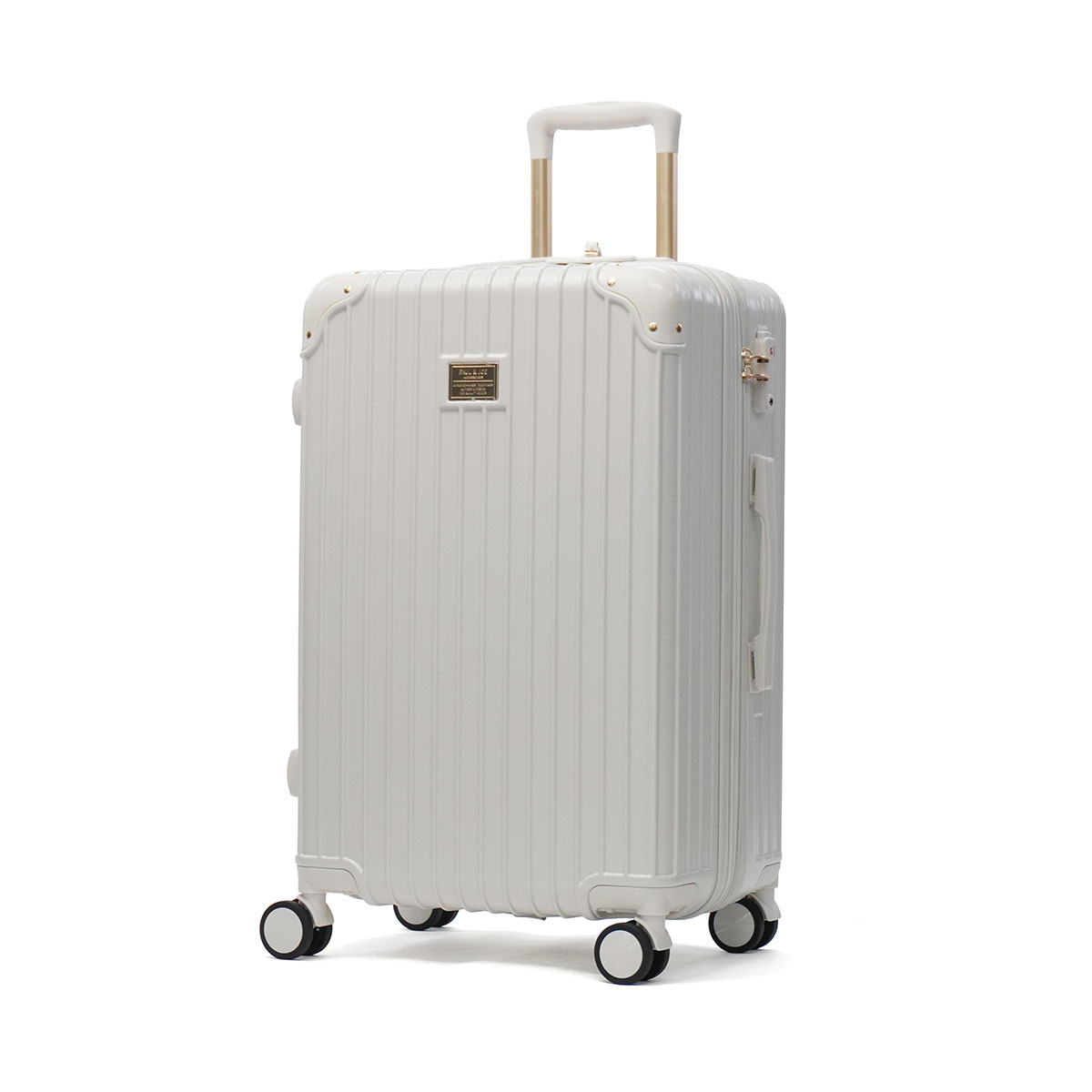 PAUL＆JOE ACCESSOIRES スーツケース ポールアンドジョー 軽量 拡張 キャリー ドリンクホルダー 63L 72L キャリーケース Ｍサイズ PJA-T942 爆買