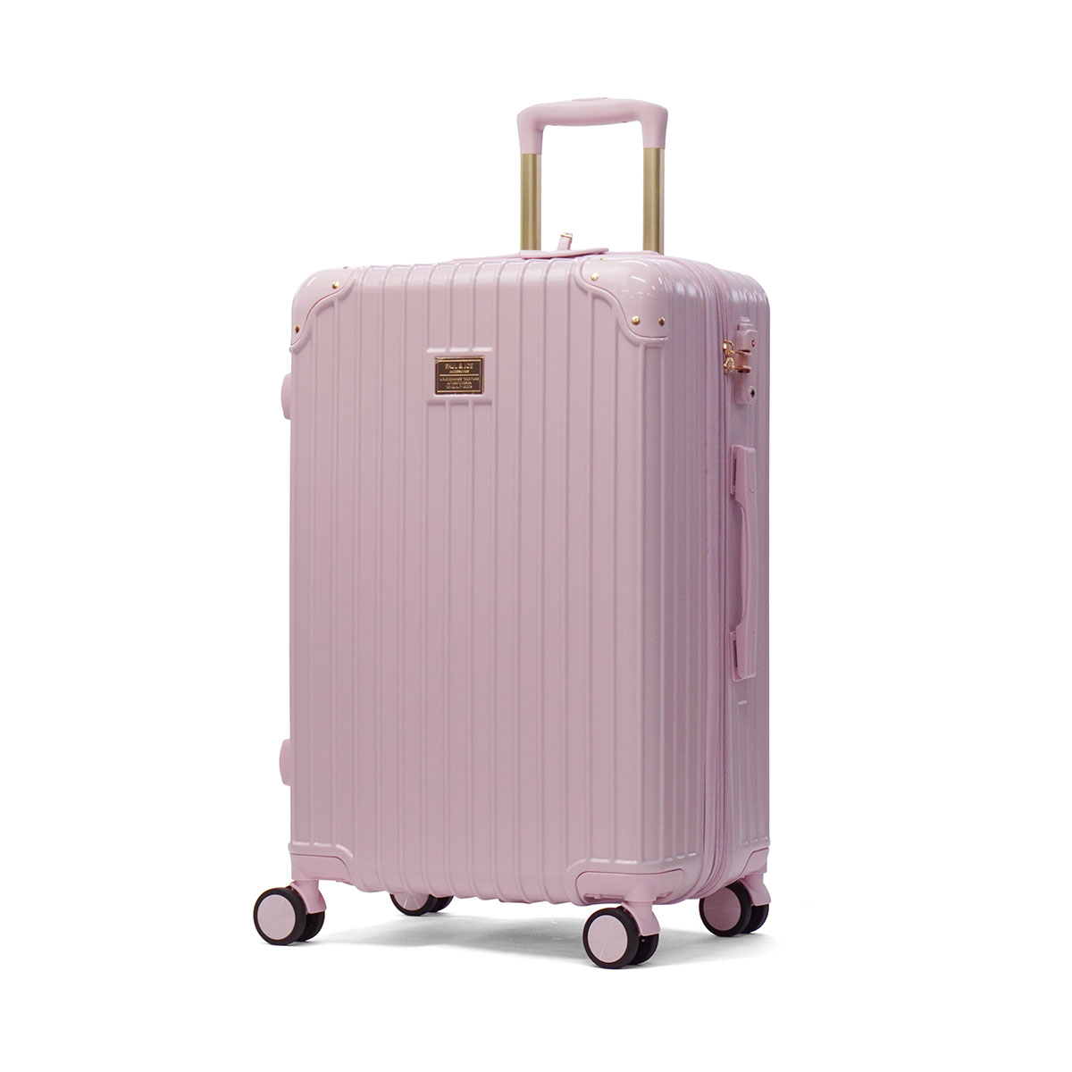 PAUL＆JOE ACCESSOIRES スーツケース ポールアンドジョー 軽量 拡張 キャリー ドリンクホルダー 63L 72L キャリーケース Ｍサイズ PJA-T942 爆買