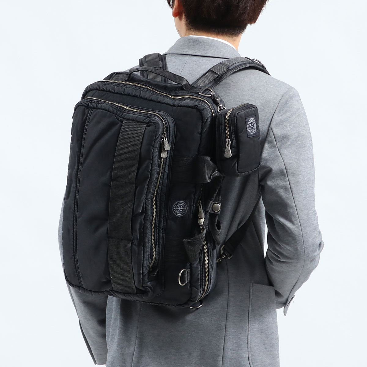 最大51%★6/4限定 ポータークラシック ブリーフケース Porter Classic SUPER NYLON ビジネスバッグ リュック 3WAY ショルダー A4 12.3L メンズ PC-015-326の画像