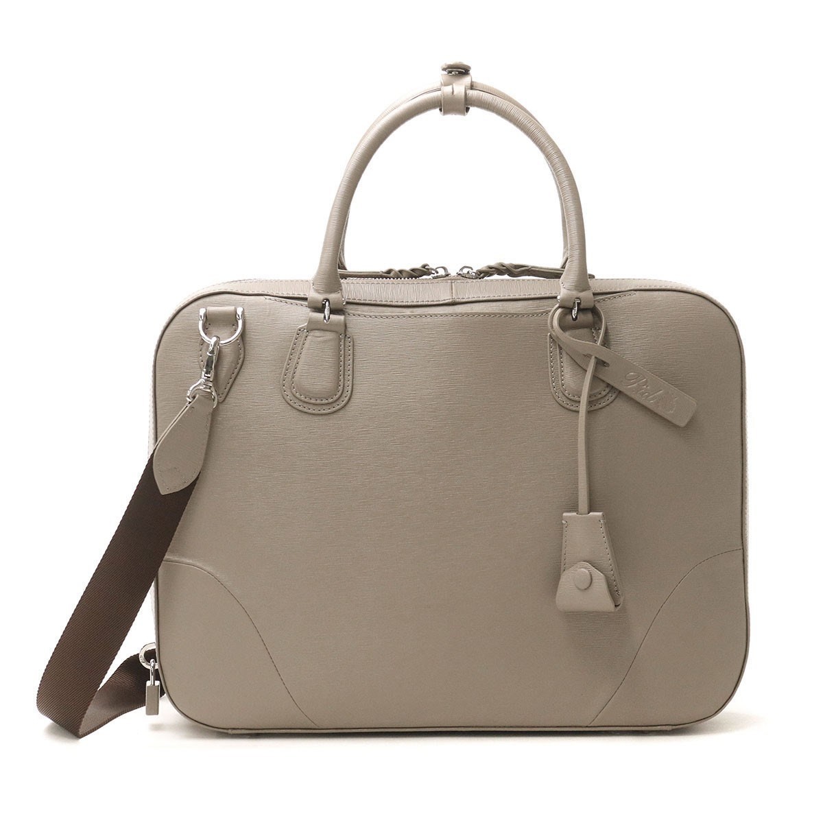 ピーアイディー ビジネスバッグ P.i.d 2WAY ブリーフケース cloche クロッシュ バッグ ショルダー 斜めがけ 本革 A4 メンズ レディース PAY101 PIDの画像