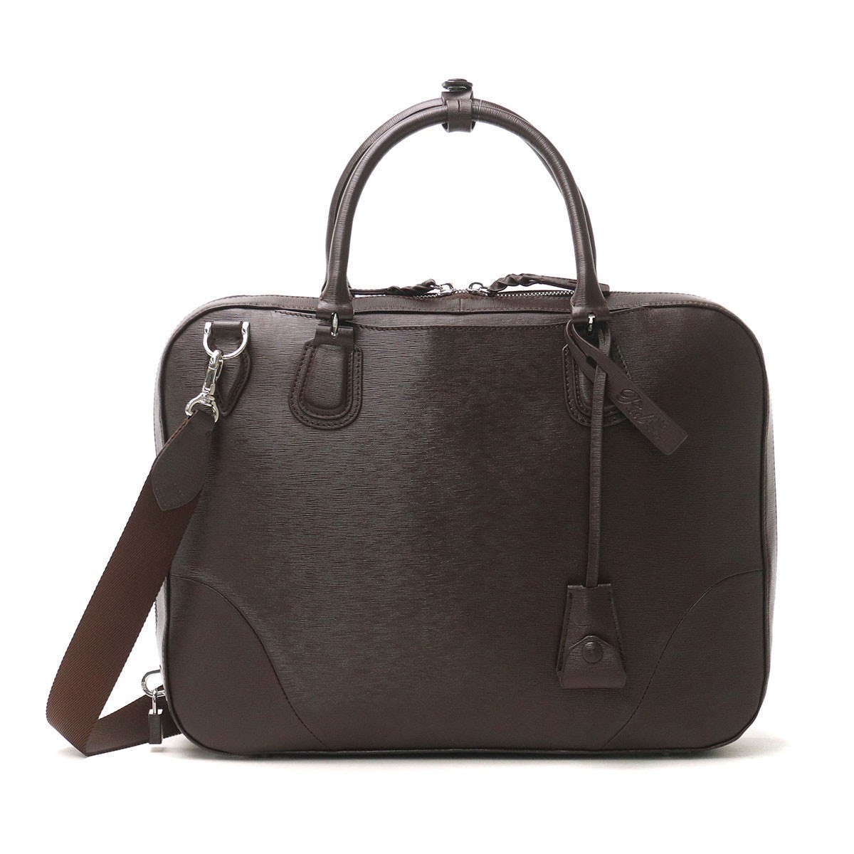 ピーアイディー ビジネスバッグ P.i.d 2WAY ブリーフケース cloche クロッシュ バッグ ショルダー 斜めがけ 本革 A4 メンズ レディース PAY101 PIDの画像
