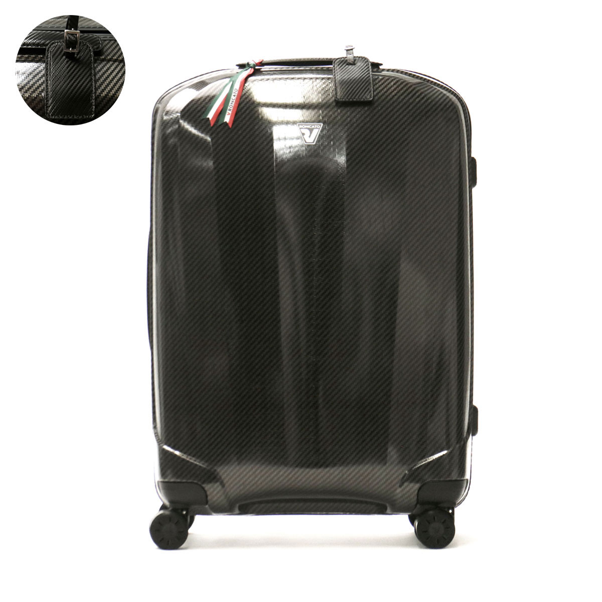 新品ロンカート　35Lイタリア製キャリーケース　イプシロン ブラック YPSILON 35/40L（機内持ち込み） | RONCATO - ロンカート