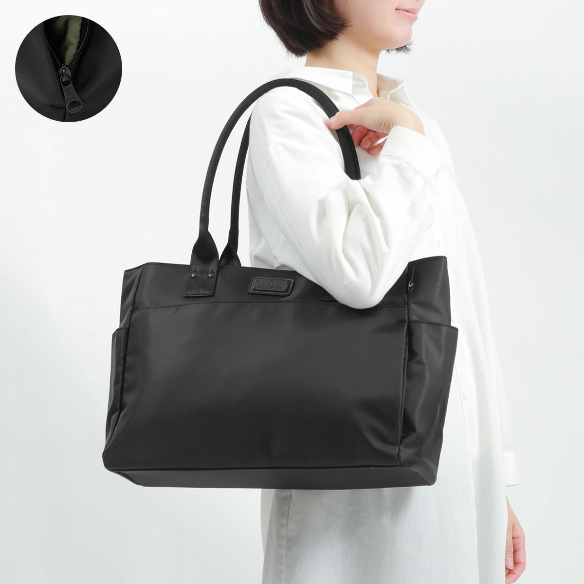 倍倍＋10％☆10/31迄 ルートート トートバッグ ROOTOTE LT.ミディアム.7pockets-A トート 肩掛け ファスナー 軽い A4 通勤  通学 レディース :RTT00114:ギャレリア BagLuggage ANNEX - 通販 - Yahoo!ショッピング