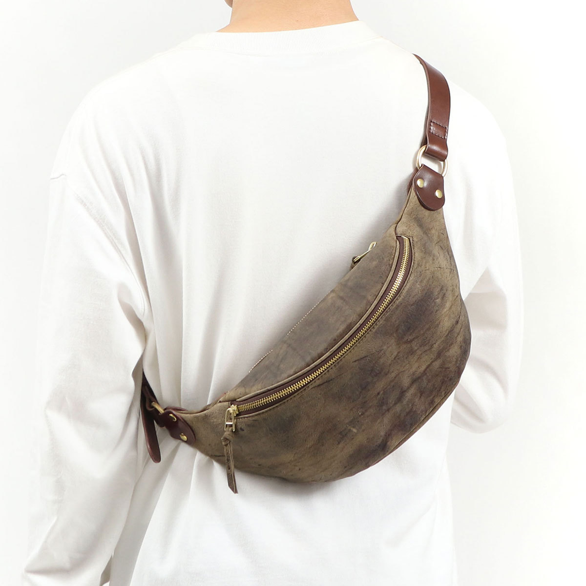 最大35%★5/18.19限定 スロウ ボディバッグ SLOW バッグ kudu leather-f...