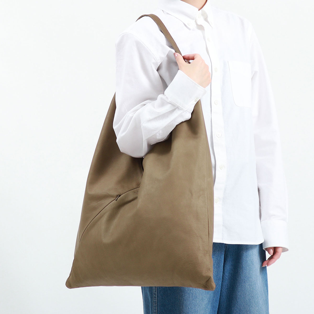 最大36%★8/30限定 スロウ トートバッグ SLOW calf skin wrap bag トート バッグ 2WAY 大きめ 本革 あづま袋 メンズ レディース 49S290K