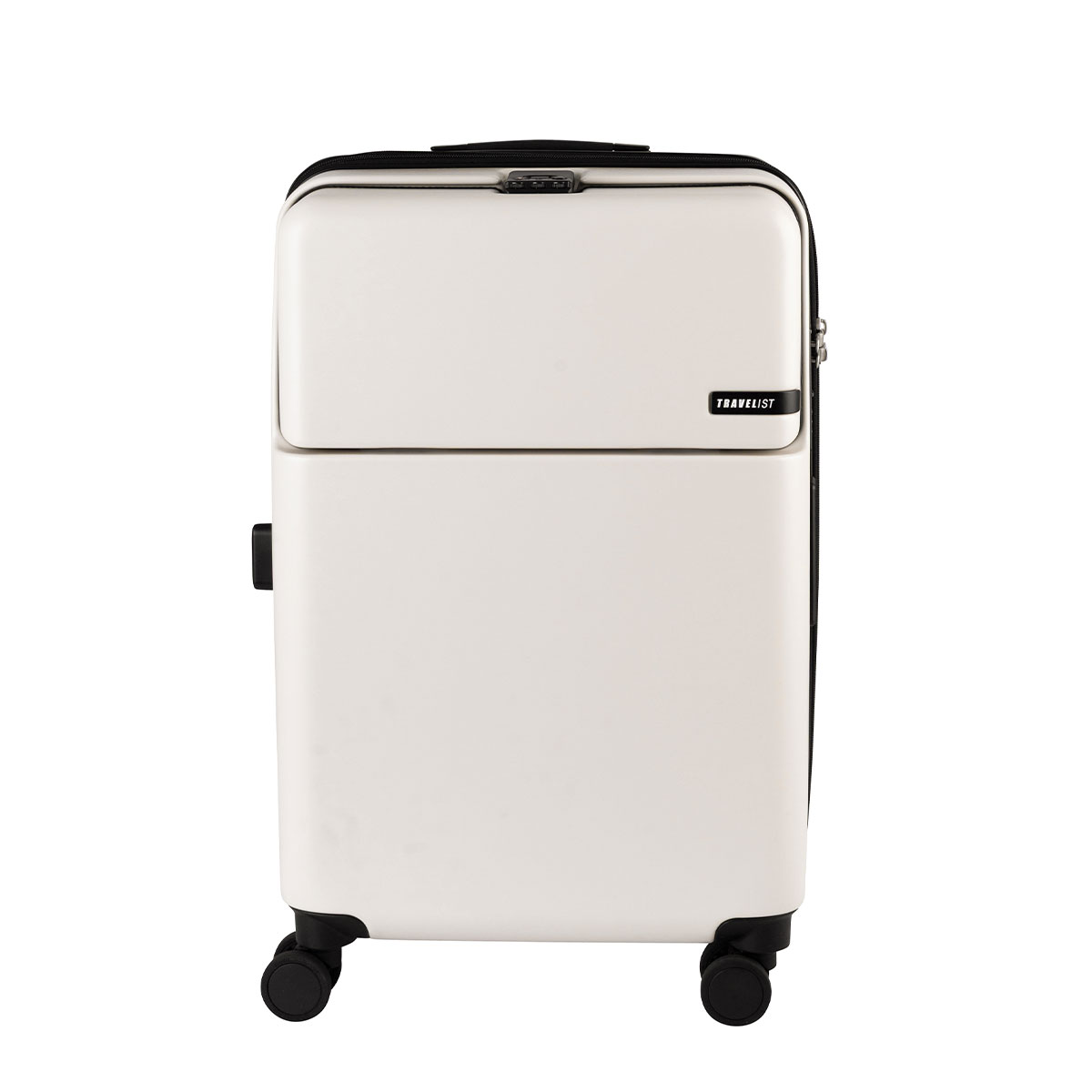 最大42%★7/9限定 正規品3年保証 トラベリスト スーツケース Mサイズ フロントオープン TRAVELIST ワンタッチ 拡張 軽量 51〜61L 5〜6泊 ファースト | TRAVELIST | 04