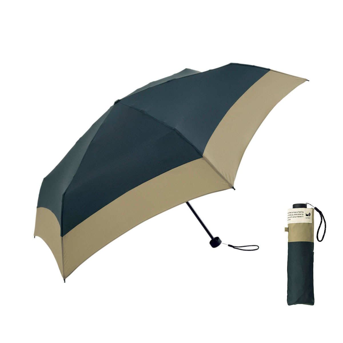 U-DAY 折りたたみ傘 傘 軽量 軽い 晴雨兼用 メンズ レディース 雨傘 日傘 ユーデイ ブラン...