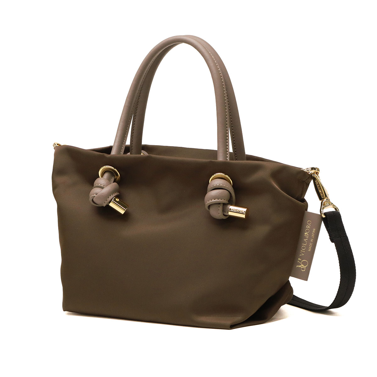 【美品】VIOLAd’ORO ヴィオラドーロ　トートバッグ　2way　Sサイズ VIOLAd'ORO 最大42%☆9/4限定 正規品 ヴィオラドーロ トート