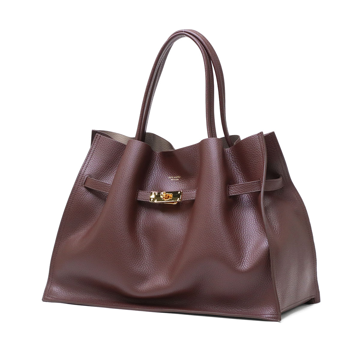VIOLAd'ORO ハンドバッグ ブラウン VIOLAd'ORO（ヴィオラドーロ） 最大42%☆8/30〜 正規品 トートバッグ