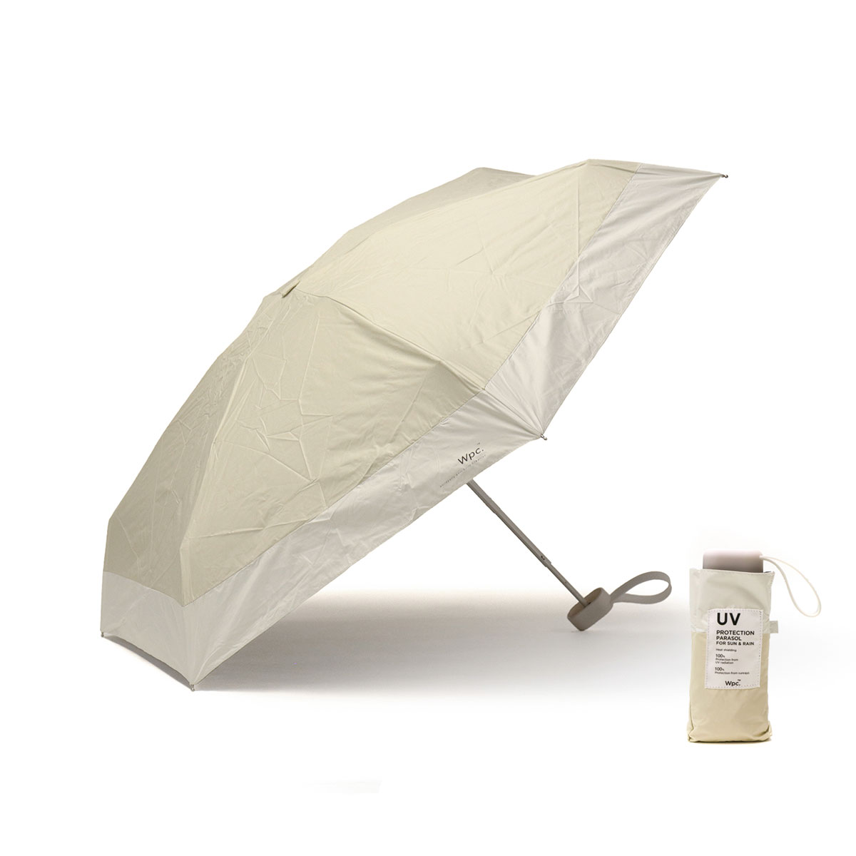 Wpc. 折りたたみ傘 軽量 レディース メンズ 晴雨兼用 Wpc ダブリュピーシー 遮光 日傘 U...