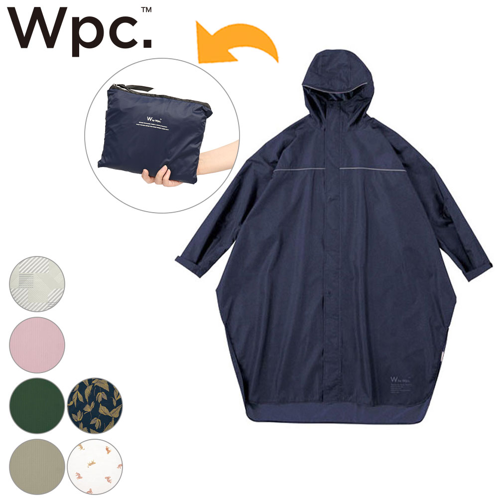 Wpc. 最大50%☆9/29限定 レインポンチョ メンズ レディース ダブリュ
