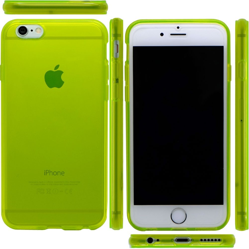 Gallery+ iPhoneX ケース iPhone8 iPhone7 plus アイフォン8 アイフォン7 プラス TPU ハードシリコンiphoneケース カバー clear クリア 透明 イエロー 黄色 スケルトン