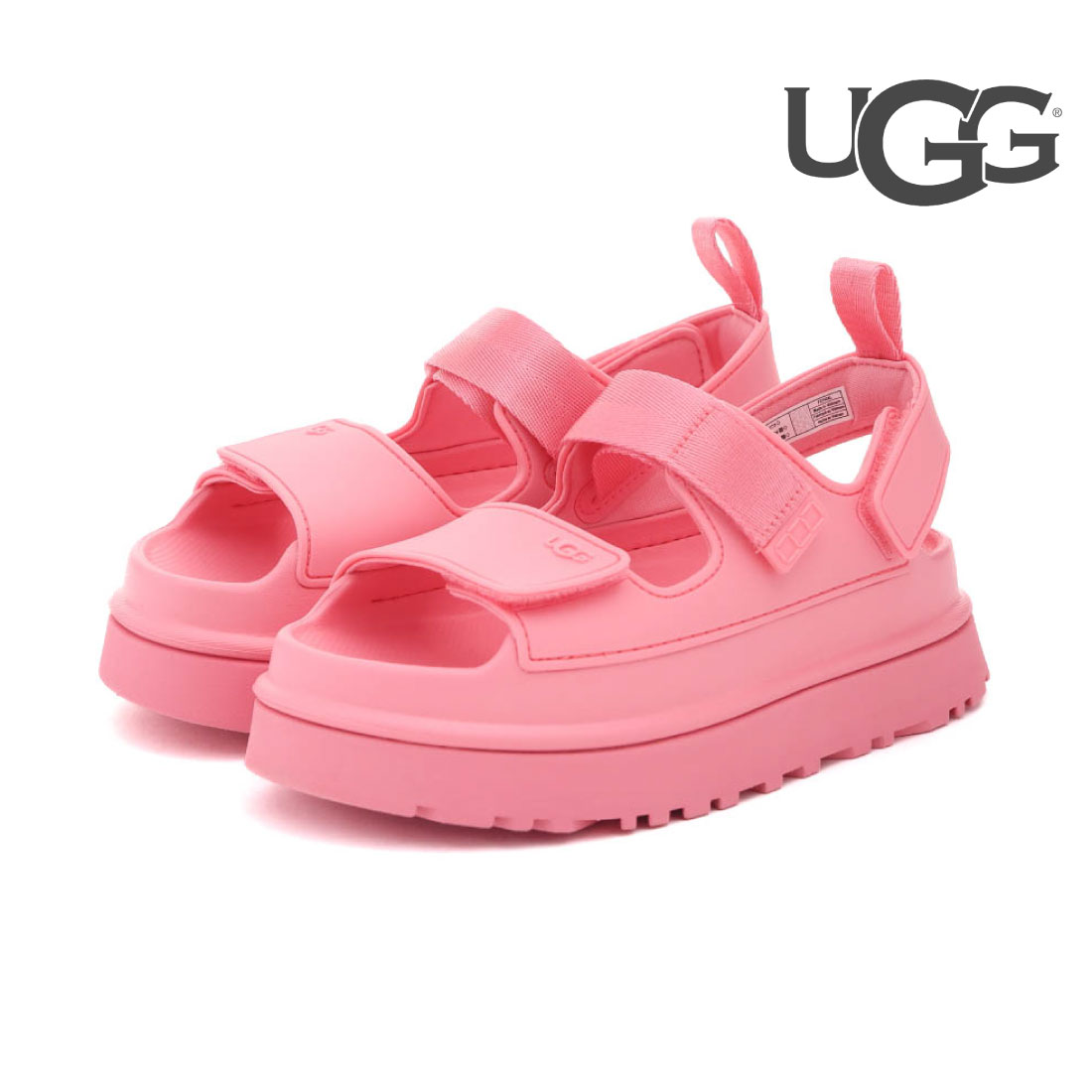 夏の定番厚底サンダル、UGG（アグ）/GOLDENGLOW：ゴールデン