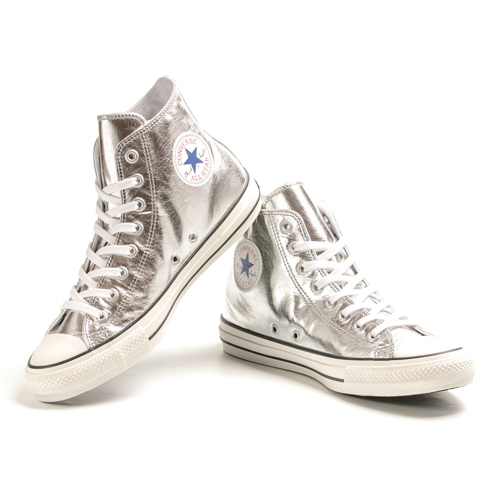 コンバース スニーカー オールスター ハイカット レディース ローカット 100周年 限定 Converse シャイニーメタリック Ox Hi Shinymetallic Allstar Co As100shymeta フットプレイス 通販 Yahoo ショッピング