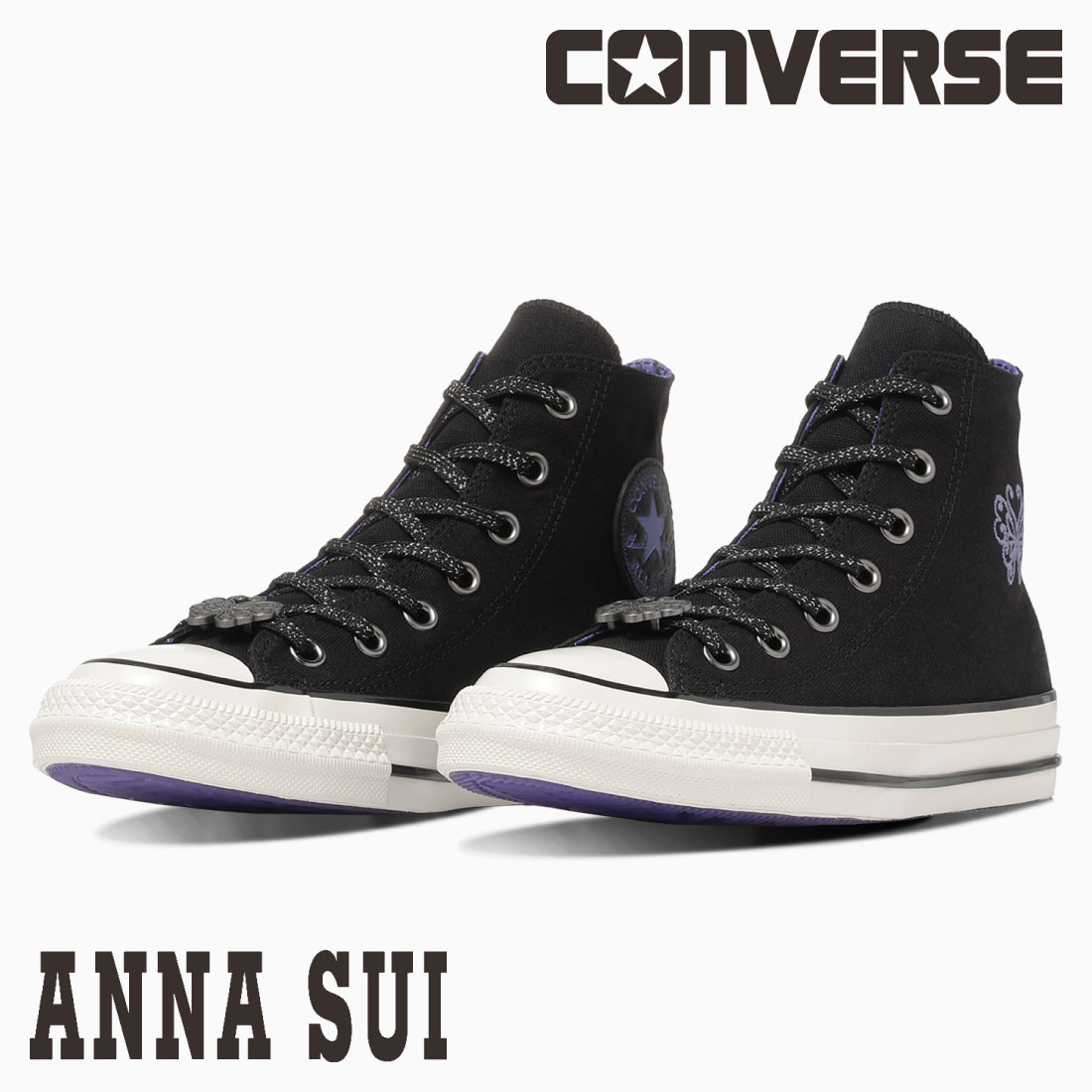 コンバース CONVERSE レディース スニーカー オールスター エイジド HI / アナ スイ アナスイ ハイカット ブランドコラボ コラボの画像