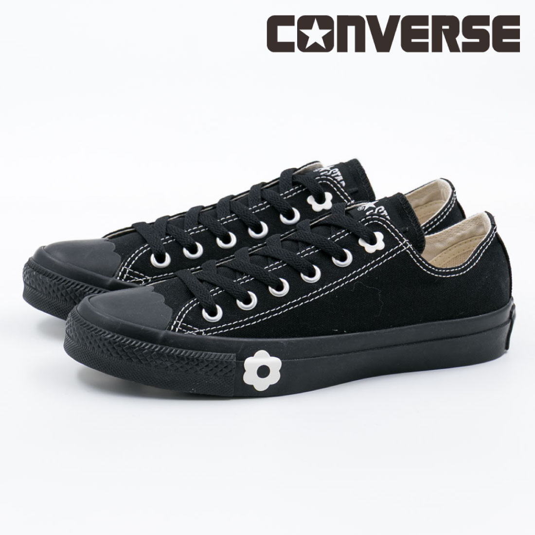 コンバース CONVERSE レディース スニーカー オールスター フラワートゥ OX ローカット お花 かわいい シンプル カジュアル |  | 01