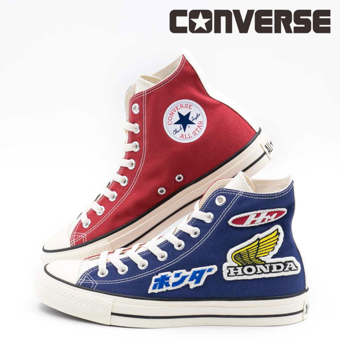 コンバース CONVERSE メンズ スニーカー オールスター （Ｒ）ホンダ RS HI WP HI HONDA ウィングマーク ホンダウィング  ワッペン トリコカラー かっこいい プレ